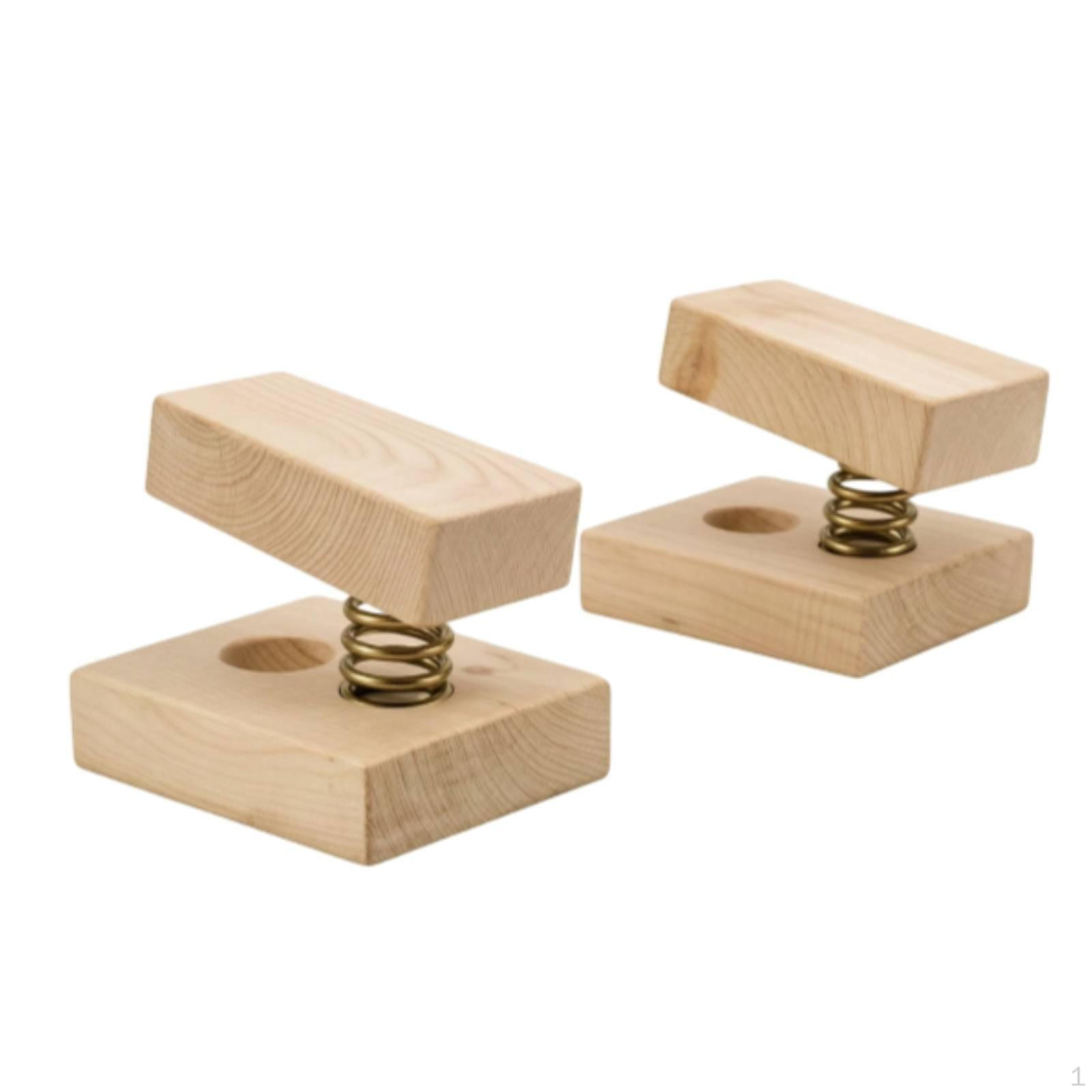Pressup Stands Beech Wood Handstand Practice Wooden Pushexercise Riser