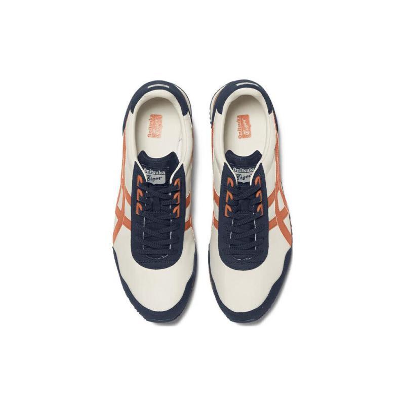 Onitsuka Tiger Dualio Marathon White Navy Orange Sneakers 1183B545-101