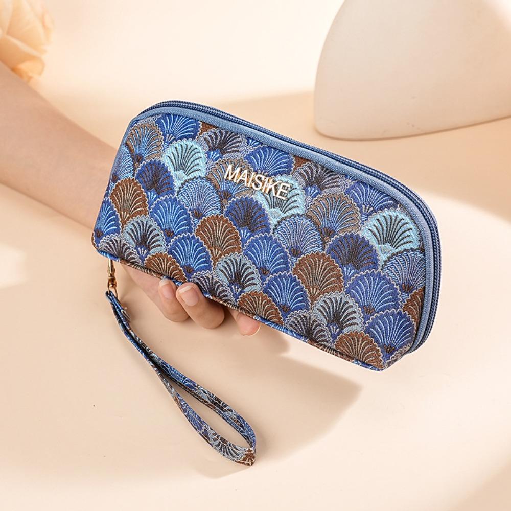 

Кошелек-клатч для кредитных карт, жаккардовый женский длинный кошелек, креативная вышитая сумочка, подарок