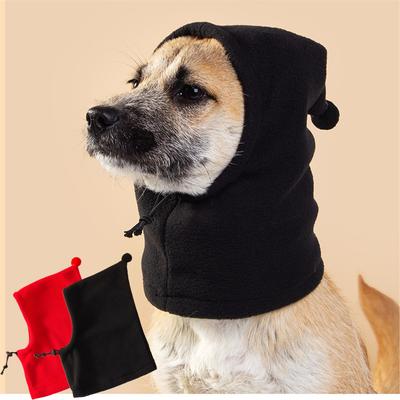 Pălărie nouă pentru câini Căciulă caldă de iarnă pentru animale de companie Pălărie pentru câine de culoare solidă Ajustare cu cordon Accesorii casual pentru animale de companie.