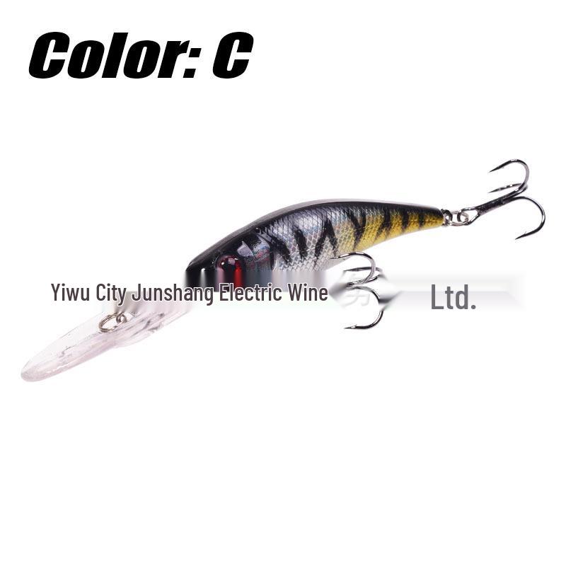 Deep Diving Bionic Minnow Lure Set - Floating Hard Artificial Bait for Long Cast Fishing