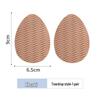 Adesivi in Silicone Antiscivolo per Talloni con Effetto Onda d'Acqua