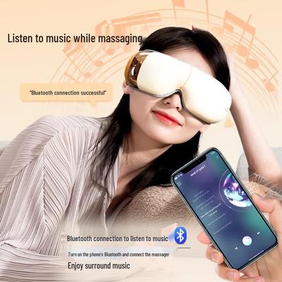 HEZHENG Smart Foldable Eye Massager with Bluetooth CN Plug (adapter Included)