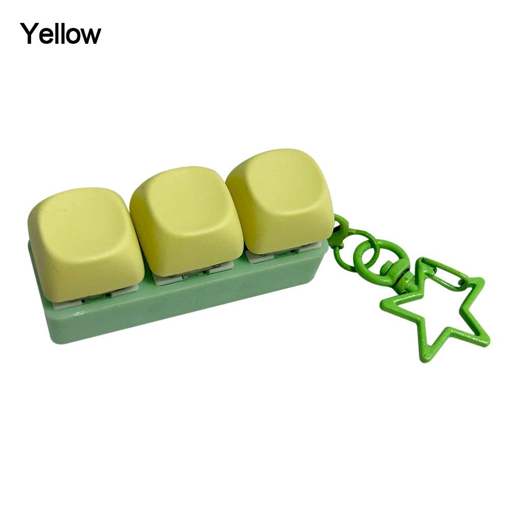 

Брелок-фиджет для клавиш, Кнопка-пинч, Расслабляющая игрушка-кликер