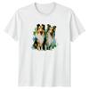 Watercolor Shetland Sheepdog Art Sheltie TShirt Sheltie Dog Owner