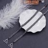 Crystal Shoulder Straps Metal Bra Straps Sexy Jewelry Accessories  Women