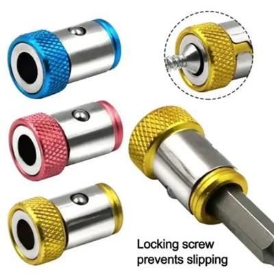 1Pcs Universal Magnetizer Drill Bit Drill Tool Powerful Ring Metal Alloy Screwdriver Bits Magnetic Ring