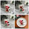 Bow Santa Claus Hairpin Christmas Hat Small Hair Clip Cute Christmas Hair Clip Hair Accessories