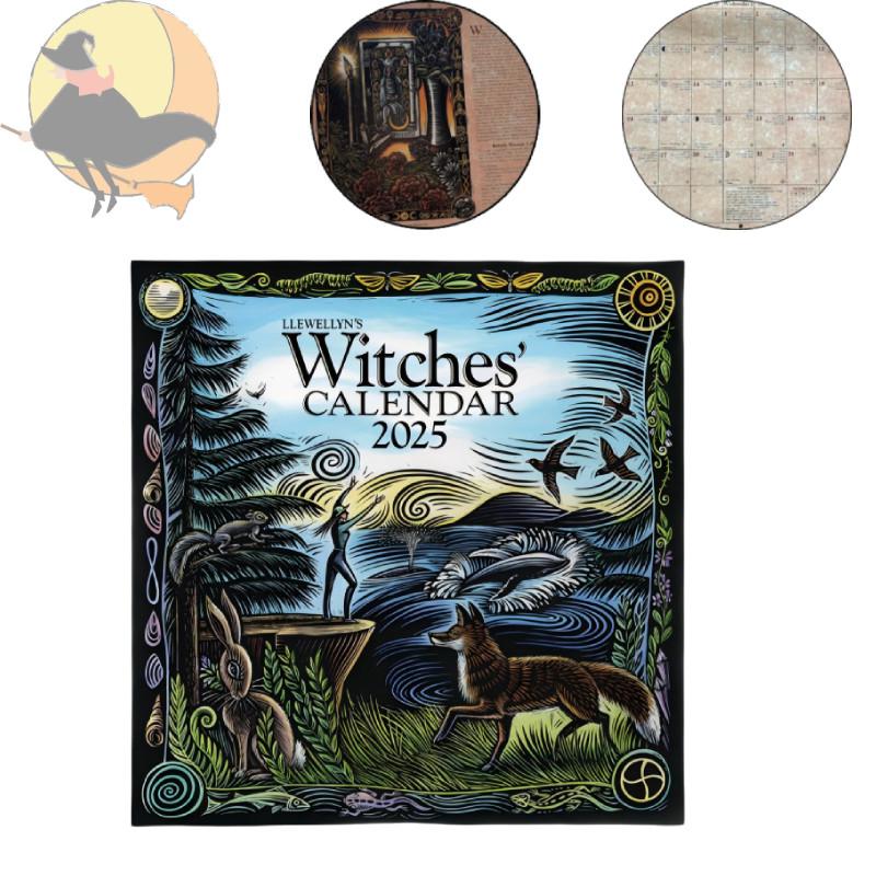 2025 Witches Calendar Captivating Witch-themed Calendar Great For Business Gifts