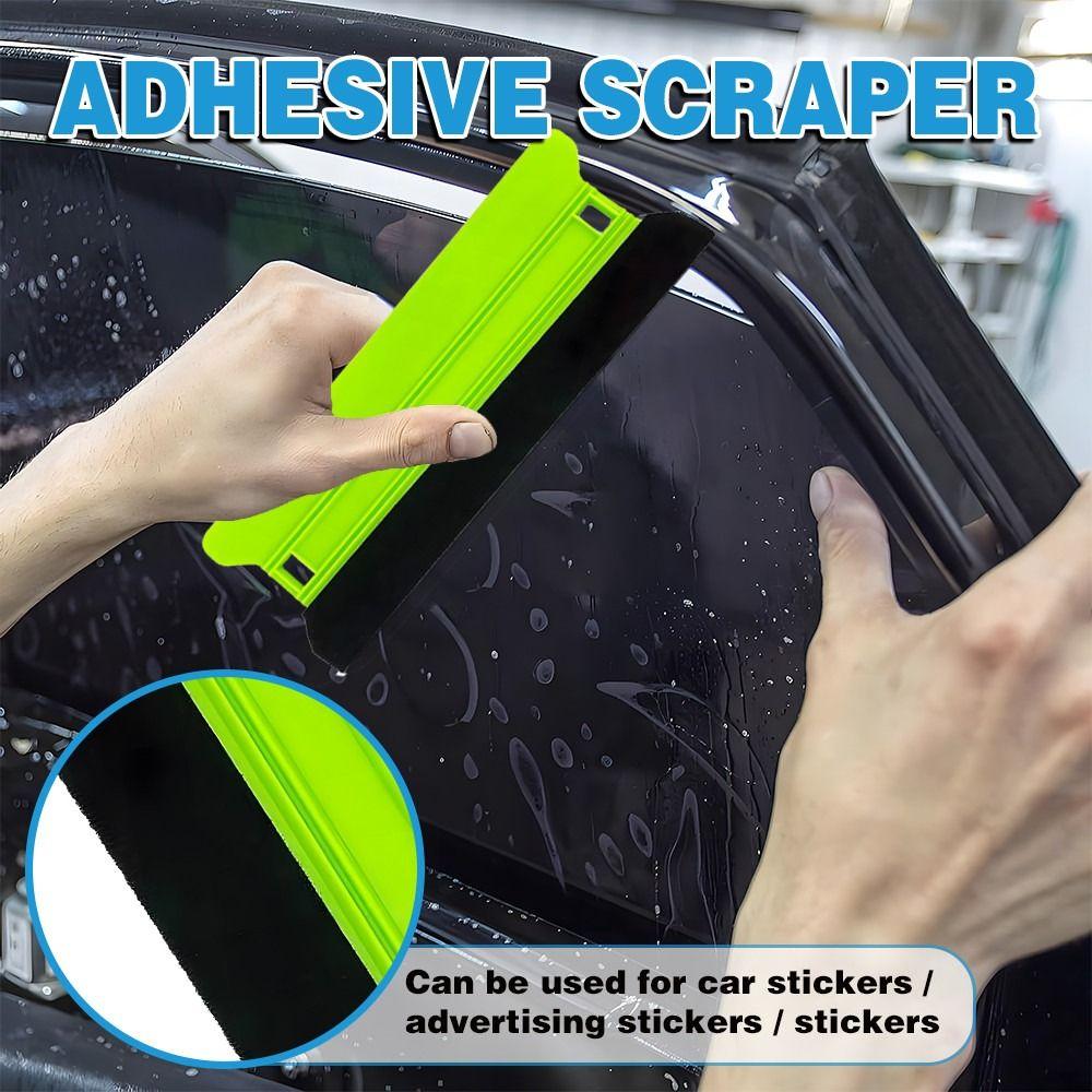 2Pcs 8.3inch Long Car Film Scraper Felt Edge Wallpaper Smoother Auto Sticker