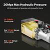 6 L Hydraulic Power Unit, Single Acting Dump Trailer Pump, 22 MPa Max Relief Pressure & 3.4 L/min Flow Rate, DC 12V Hydraulic Pump with Metal