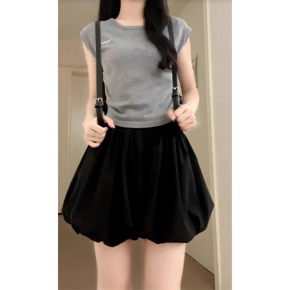 

Повседневные шорты-блумеры женские летние новые с высокой талией и подвеской M