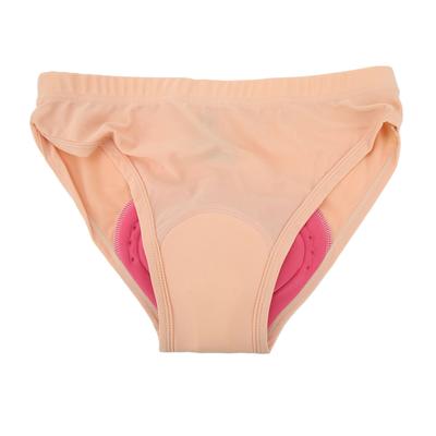 Women Cycling Underwear Elastic Ventilate Quick Dry Beige 3D Cropping Women Bike Shorts for Sport XL