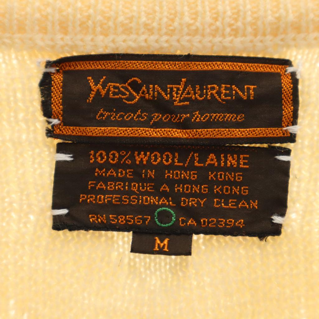 Yves Saint Laurent 80s Vintage Overall Handle Long Sleeve Sweater M Knit Women Used