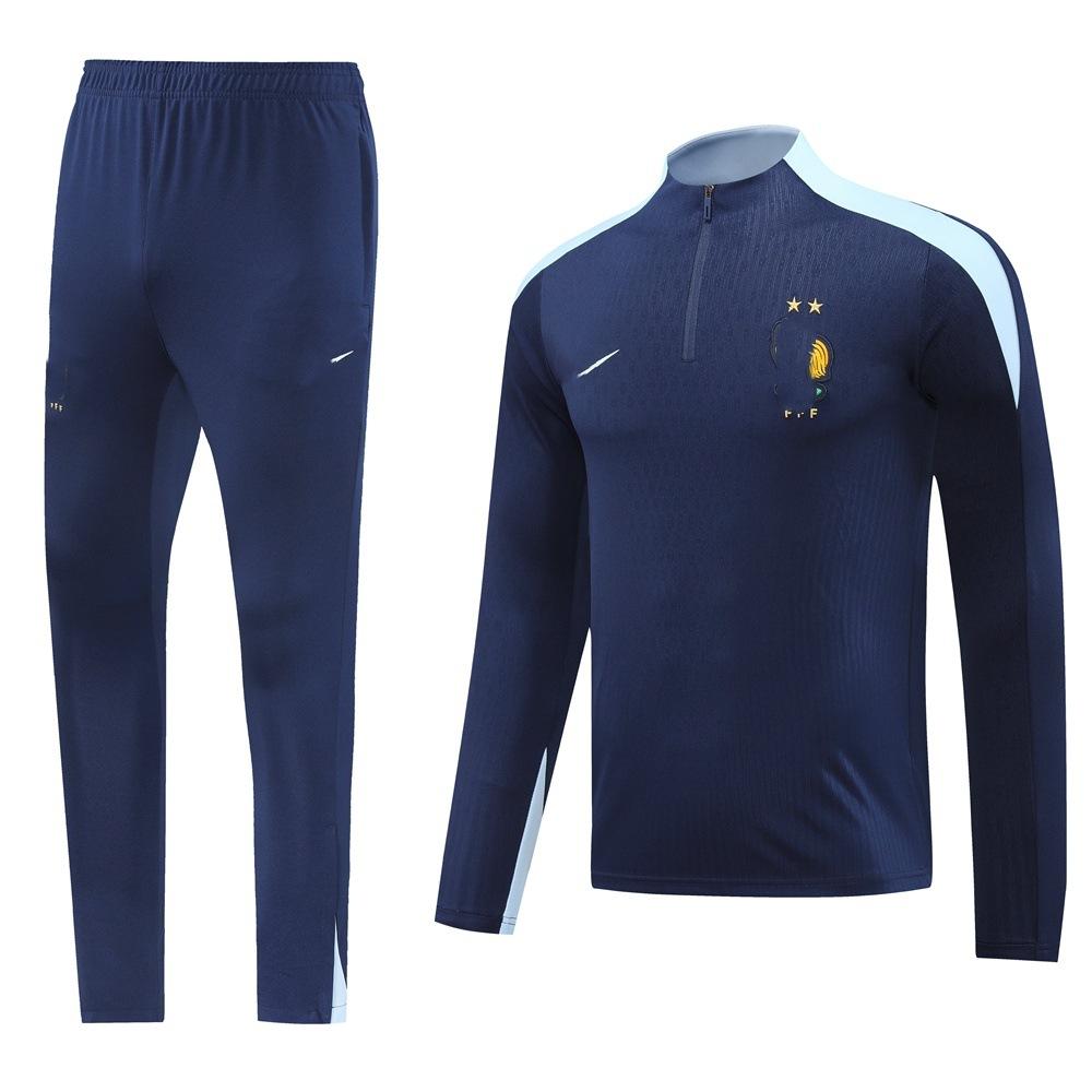 Half-Pull Long-Sleeved Set, Football Jersey, Training Jersey, Appearance Jersey, Casual, Breathable, Comfortable And Fashionable