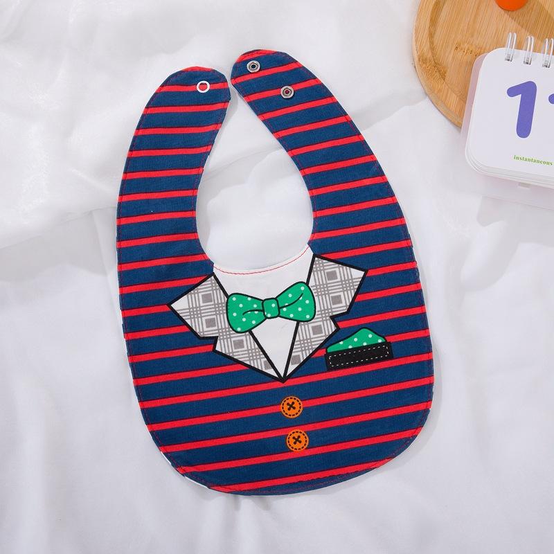 6 ks Směs Nepromokavé Dětské Kluci Dívky Bavlněné Bryndáčky Odříhávací Ručníčky Oboustranný Slinový Bryndák Novorozenec Krmící Bandana Slinový Ručník Děti