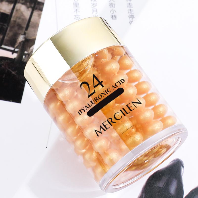 MERCILEN 24K Gold Hyaluronic Acid Eye Cream 60g Diminishes Eye Lines Lifts and Firms Eyes Anti-Wrinkle Care Eye Cream