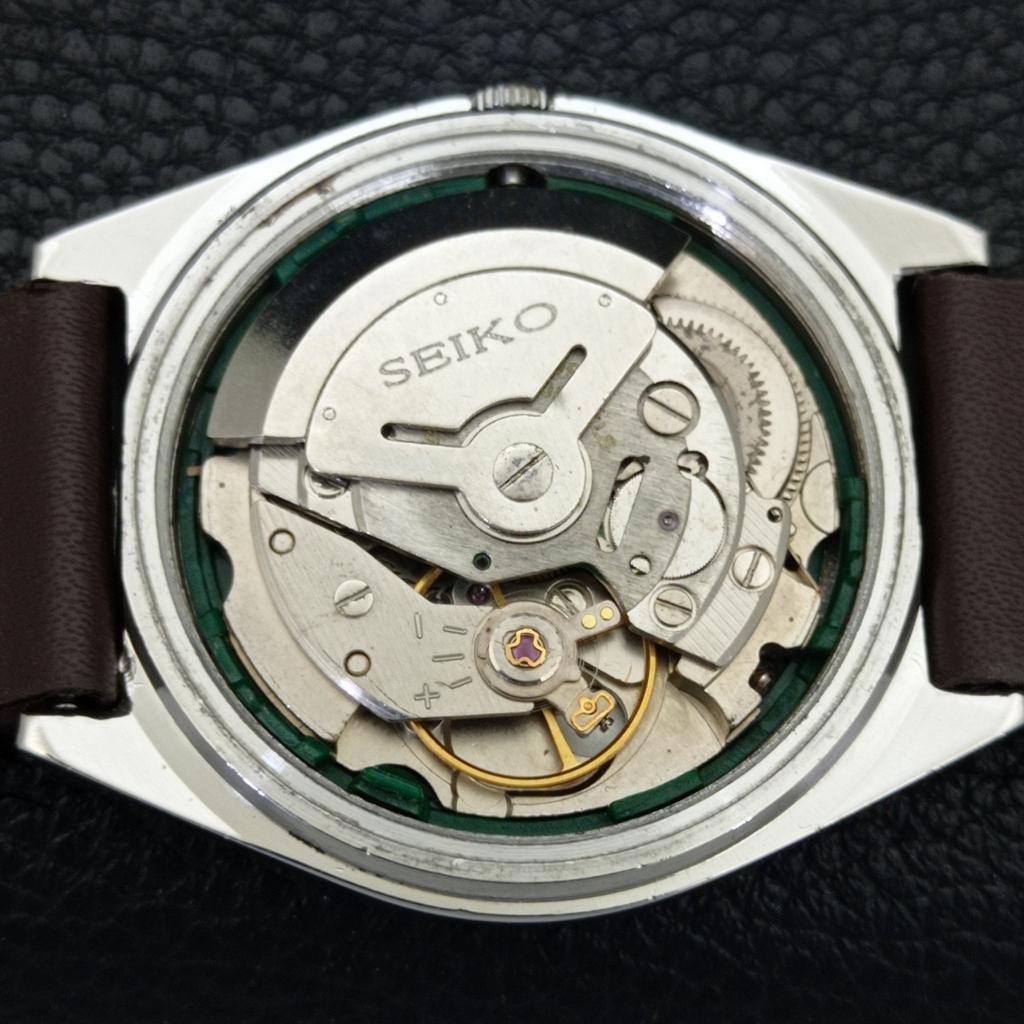 JAPAN VINTAGE SEIKO 5 AUTOMATIC 6309A MENS SILVER COLOR DIAL WATCH A701648-5 R206c-a701648