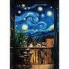 Abstract Van Gogh Landscape Poster Sydney Opera House Starry Night Prints Canvas Painting Wall Art for Home Living Room Decor