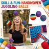 Ensemble de 3 Hacky Sacks Tissés Léger Portable à Main pour Entraînement de Coordination Divertissement Quotidien et Pratique des Compétences