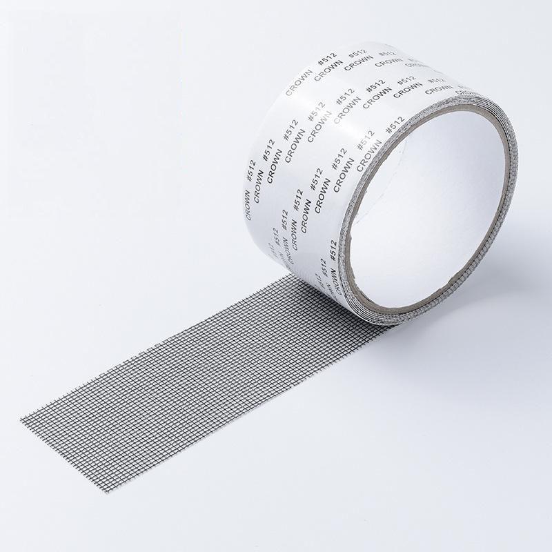 Ruban adhésif de réparation de moustiquaire pour fenêtre, patch de masquage des trous, autocollant en maille, ruban de subvention anti-moustique pour fenêtre et porte