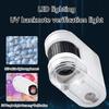 Travel Portable 100X Magnifying Microscope with LED Light and Cellphone Clip for Detailed Observation Jewelry Magnifiers