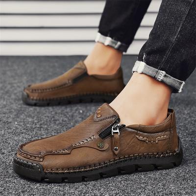 Große Übergröße 45 46 47 Freizeitschuhe für Herren Leder Slipper Herren Mokassins Herren Fahrschuh Slipper Flats Gummi Herrensohle