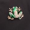 Frog Brooch Pin Fashion Animal Alloy Decorative Jewelry For Women Men