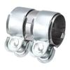 Exhaust Clamp Stainless Steel 45mm 50mm 63mm Exhaust Tube Pipe Connector Joiner Sleeve Clamp Adjustable Tip Car Accessories