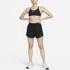 Nike Swoosh On The Run Logo Color Block Medium Support Lightweight Inner Pocket Sports Bra Women underwear Black DV9915-010