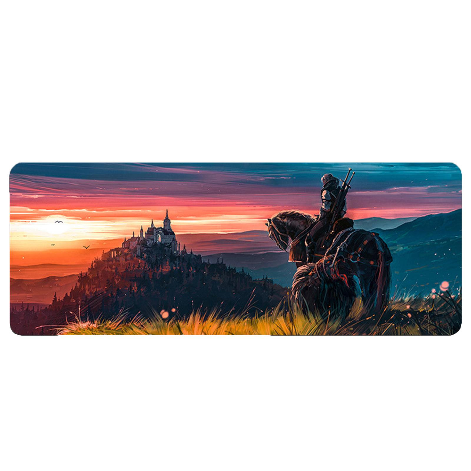 

Игровой коврик для мыши, резиновая основа, толстый настольный коврик для компьютера и ноутбука One Size