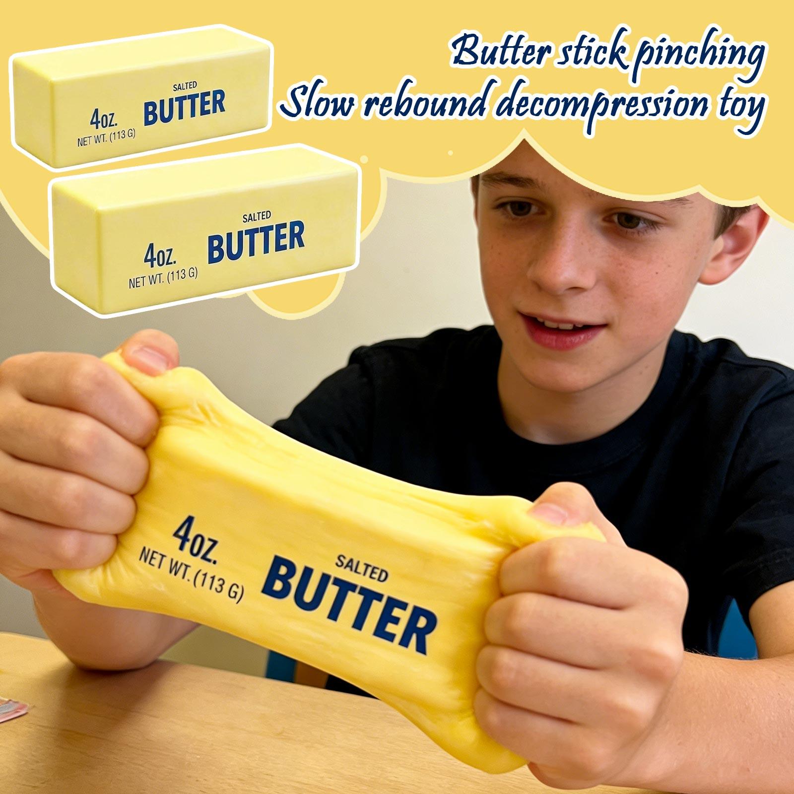 

2 Pcs 24cm Butter Stick Kneading Slow Toy Decompression Toy One Size
