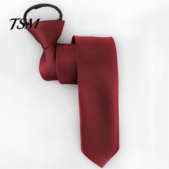 Narrow Necktie Tie Comfortable Modern Smooth Men's Bow for Outdoor