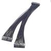 Dual PSU Power Supply 24 Pin ATX Motherboard Splitter Cable Extension Female To Male Y Adapter