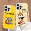 Comedy Animation C-Cuphead Cartoon Phone Case For IPhone 17 16 15 14 13 Pro 12 11 Pro Max PLUS Color Back Cover