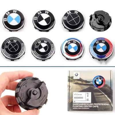 56/68mm Hub Cover Magnetic Suspension Hub Center Cover 1 3 5 7 Series, 1x3x5x6 M2 M3 M4 M5 M6 Automobile Tire Center Logo.