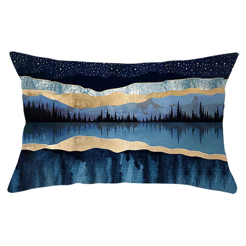 Chinese Style Lumbar  Pillowcase Decorative Sofa Cushion Case Bed Pillow Cover Home Decor Car Cushion Cover Pillow Case 30*50cm