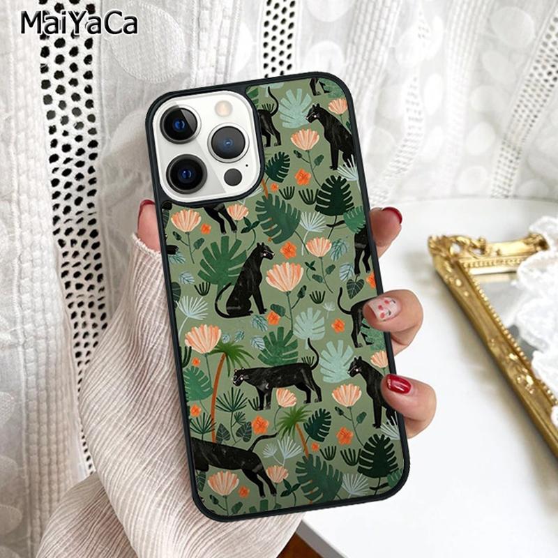 Luxury Tiger Leopard Phone Case Cover For iPhone 17 Air 16 16e 15 Plus 11 12 13 14 Pro Max Shell Coque