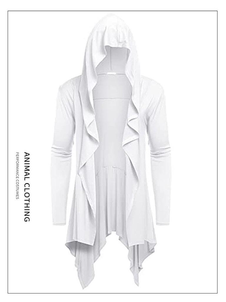 Gotischer Mittelalter-Kapuzen-Strickmantel Cosplay-Mantel