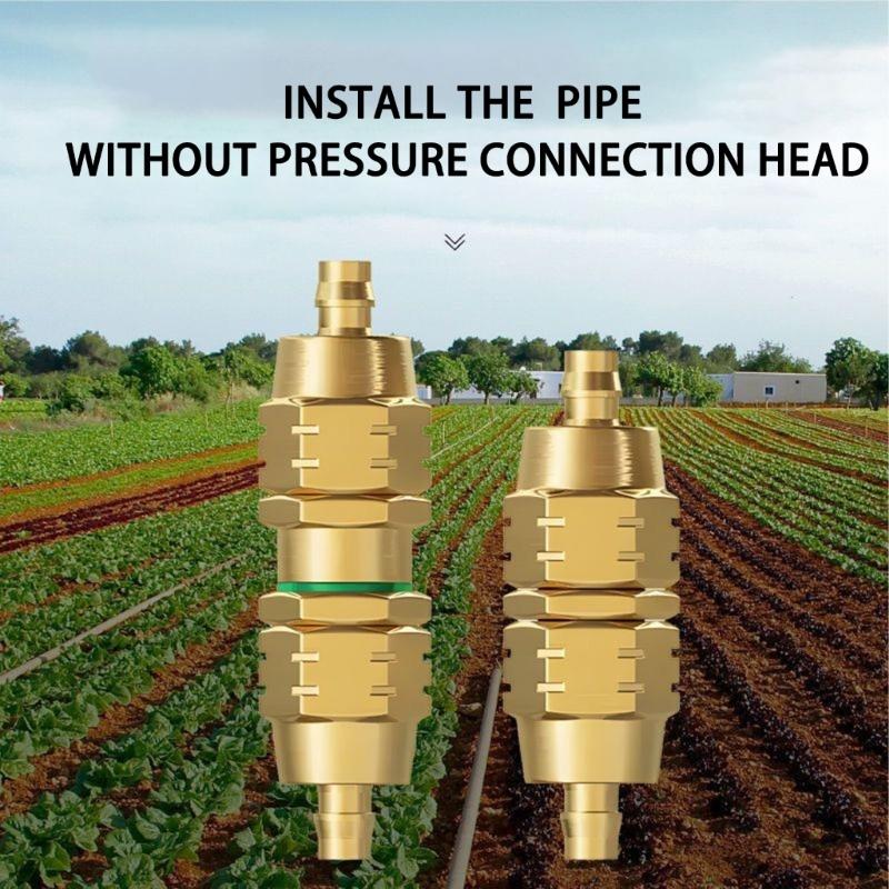 Heavy Duty Copper Water Pipe Joint Sprayer Hose Adapter for Farm Equipment Maintenance Sprayer Systems Enhancement