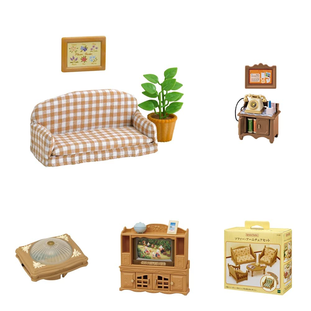 Sylvanian Families Furniture Living Room Set