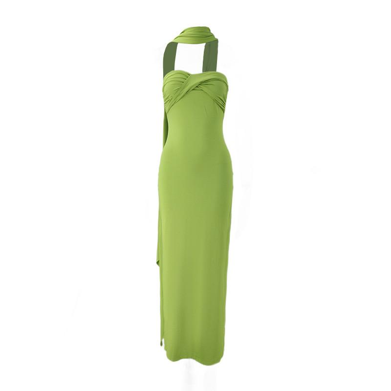 Summer Wrap Dress With Milk Silk Fabric For Casual And Party Wear