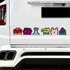 1 Foglio Adesivi Animali Carini per Auto Decalcomanie Cartoon Copri Graffi per Auto e Moto Decorazione Divertente in Vinile per Veicolo