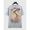 Today Tomorrow Tokyo Flower Festival T Shirt Unisex Fashion ONeck Tshirts Summer Cotton Tops Fashion Loose Street Hip Hop TShirts