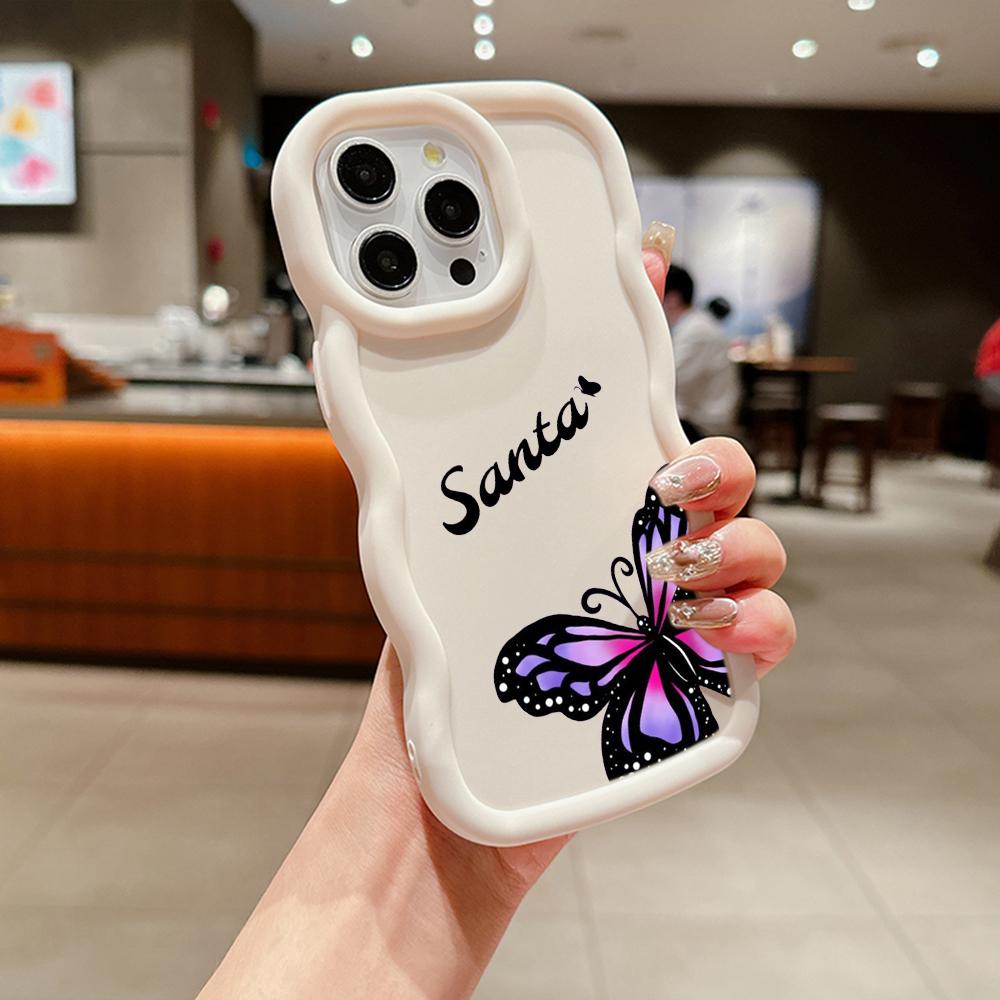 Macaron Soft TPU Phone Case for Xiaomi Poco X3 X5 X6 M6 Redmi 10 12C 13C Redmi Note 9 10 11 12 13 Pro 10s 11s 12s Cover Ae59 Butterfly art design Cute