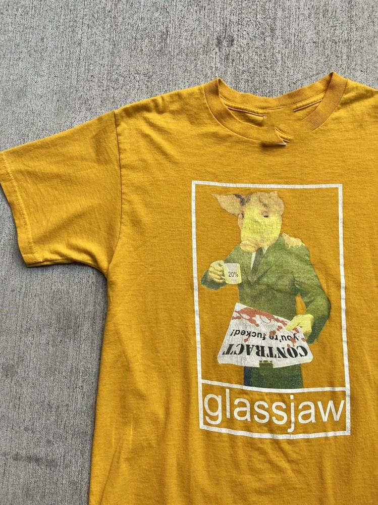 

GLASSJAW Band Contracted you#039re Fxck Cotton T Shirt Size S5XL Unisex T-Shirt XL