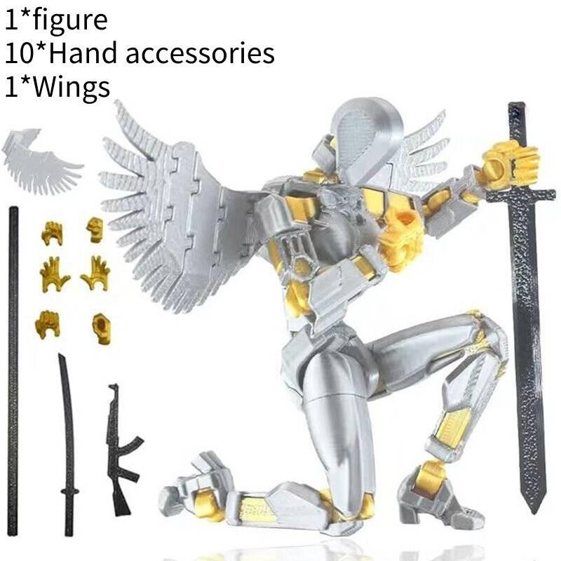 3d Printed Action Figure Diy Toy Figurine Movable Joint Poseable Material Pla