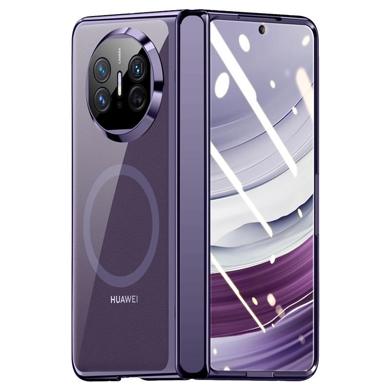 Suitable for Huawei MateX5 Mobile Phone Case Film Integrated Magnetic Charging Transparent X5 Lens Full-inclusive Anti-fall Business Case