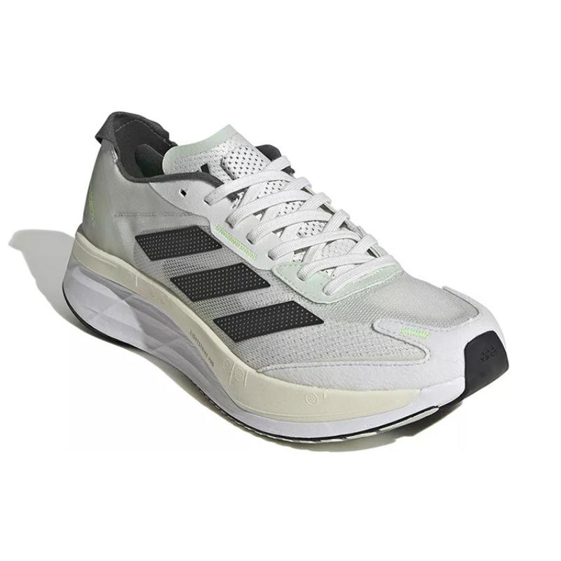 Adidas Adizero Boston 11 Zapatillas Blanco Cristal Verde Lino GY8407