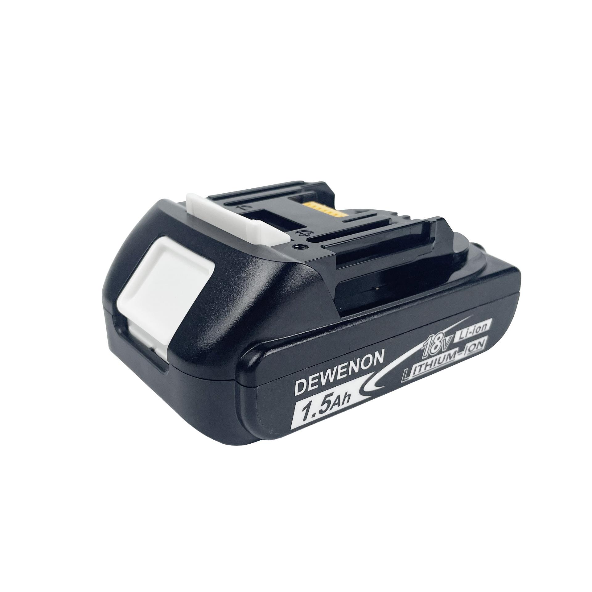 Совместимо с инструментами Makita 18V: Гаечный ключ, Угловая шлифмашина, Молоток и Ручная дрель - Литиевая батарея 18650